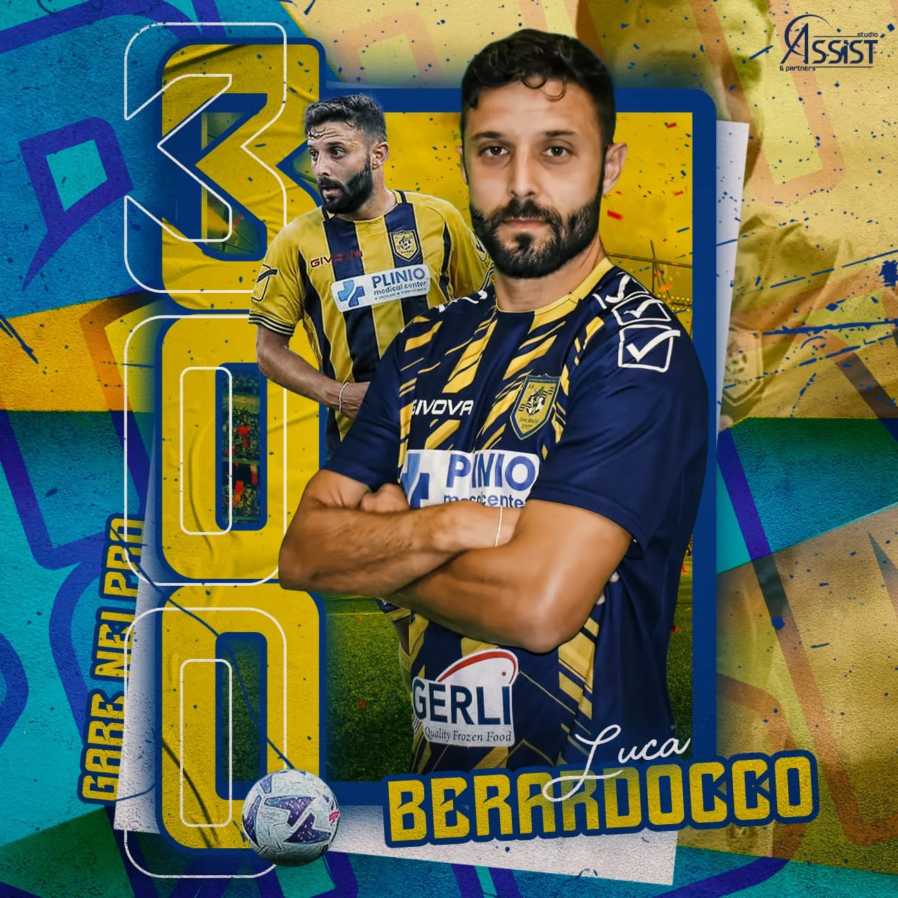 Luca_Berardocco_JuveStabia 300 partite nei Professionisti per Luca Berardocco