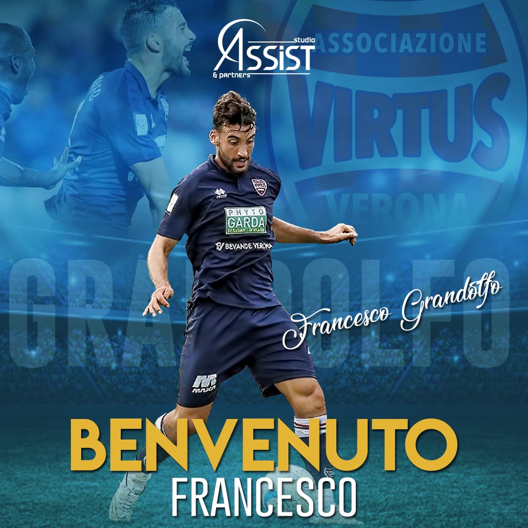 benvenuto-grandolfo-virtus-verona Benvenuto Francesco Grandolfo!