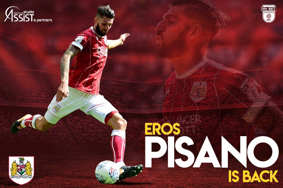 eros-pisano-rientro Eros Pisano is back! E il Bristol City cala il poker
